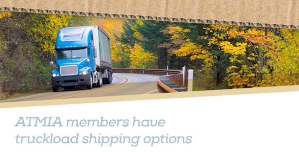 ATMIA members have truckload shipping options
