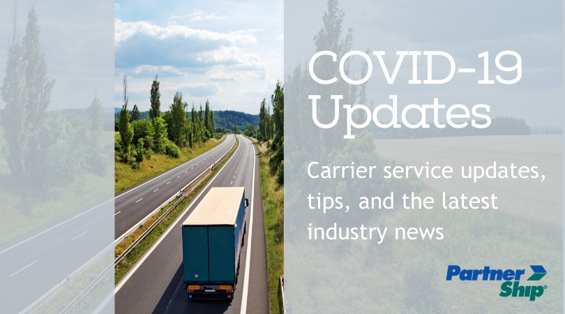 COVID-19 Shipping Updates