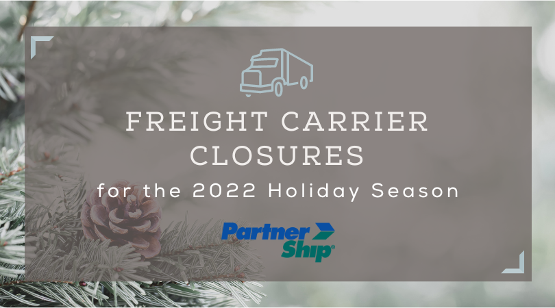 2022 Freight Carrier Closures