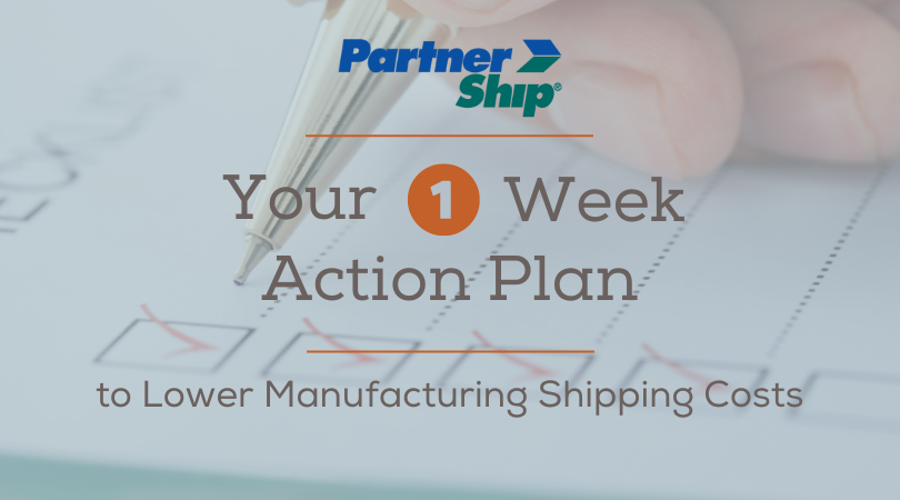 Your One Week Action Plan to Lower Shipping Costs Blog