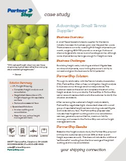 Small Tennis Supplier Case Study