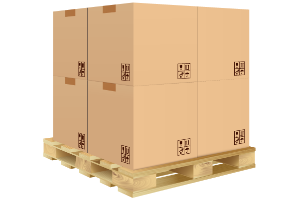 Pallet of boxes