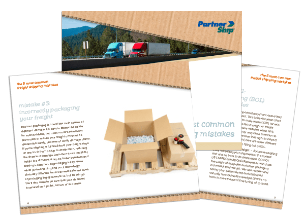 5 Most Common Mistakes Made During Freight Shipping Whitepaper