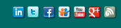 LinkedIn, Twitter, Facebook, Slideshare, YouTube, Google+, PartnerShip Blog